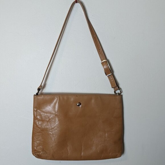 Vintage Lion Head Leather Ruth Saltz Shoulder Tote Bag Gold Tone Hardware - Picture 7 of 15